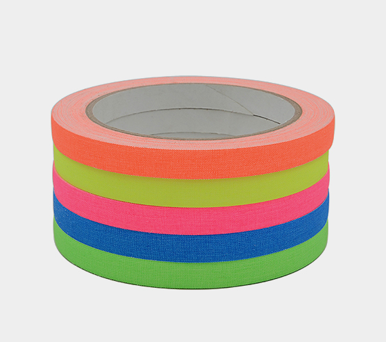 Fluorescent gaffer tape